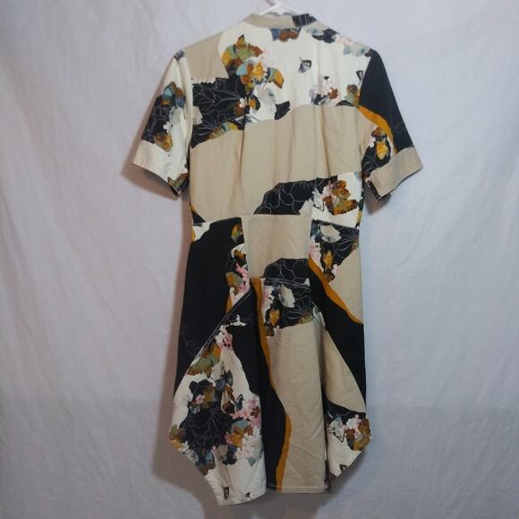 3.1 Phillip Lim for Target Floral Print Patchwork Zip Front Shirt Dress Size S - Picture 9 of 9